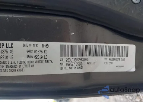 2009 Dodge Charger Sxt from USA, damaged, VIN 2B3LA33V69H638055